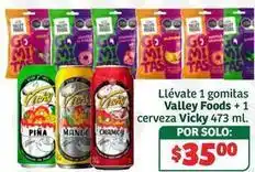 Soriana Híper Valley foods - gomitas + cerveza vicky oferta