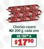 Soriana Híper Kir - chorizo casero oferta