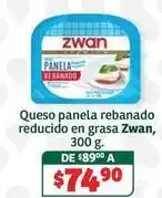 Soriana Híper Zwan - queso panela rebanado oferta