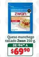 Soriana Híper Zwan - queso manchego rallado oferta