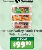 Soriana Híper Valley foods - helados oferta