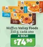 Soriana Híper Valley foods - waffles oferta
