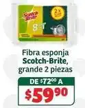 Soriana Híper Scotch-brite - fibra esponja oferta
