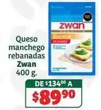 Soriana Híper Zwan - queso manchego rebanadas oferta