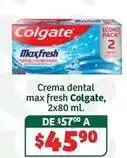 Soriana Híper Colgate - max fresh oferta