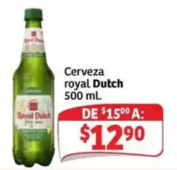 Soriana Mercado Royal Dutch cerveza oferta