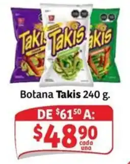 Soriana Mercado Botana Takis oferta