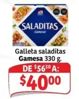 Soriana Mercado Gamesa galleta saladitas oferta