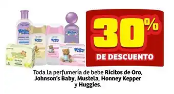 Ricitos de Oro Johnson's Baby Mustela Honney Kepper Huggies