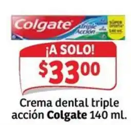 Soriana Mercado Colgate crema dental triple acción oferta