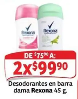 Soriana Mercado Rexona desodorantes en barra oferta