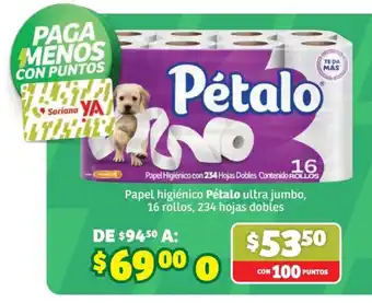 Pétalo papel higiénico ultra jumbo