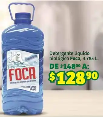 Foca detergente liquido para ropas