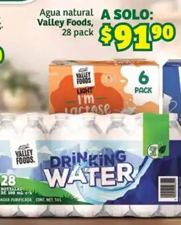 Soriana Súper Valley Foods Drinking Water oferta
