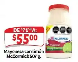 Soriana Mercado McCormick Mayonesa con limón oferta