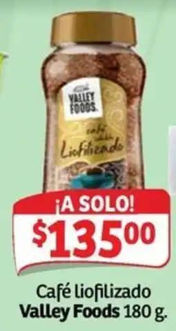 Soriana Mercado Valley Foods Café Liofilizado oferta