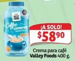 Soriana Mercado Valley Foods Crema para café oferta