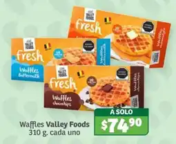 Soriana Súper Valley Foods Waffles oferta