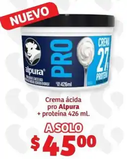Soriana Súper alpura pro crema ácida oferta