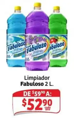 Soriana Mercado Fabuloso Limpiador 2 L. oferta