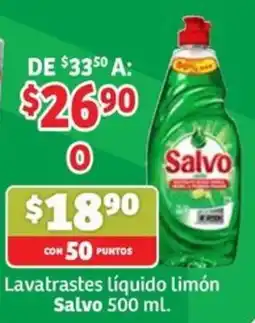 Soriana Mercado Salvo lavatrastes líquido limón oferta