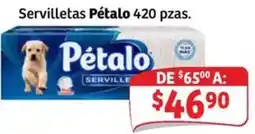 Soriana Mercado Pétalo servilletas oferta