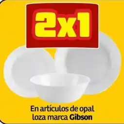 Soriana Mercado Gibson loza de opal oferta