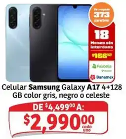 Soriana Mercado Samsung Galaxy A17 oferta