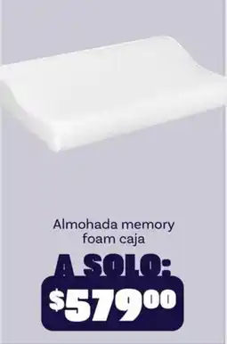 Soriana Híper Almohada memory foam caja oferta