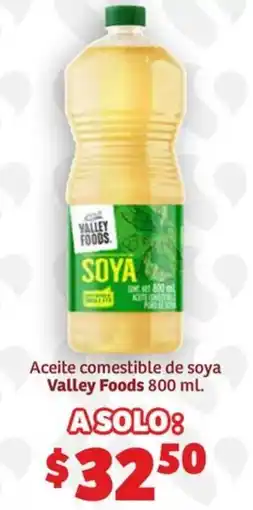 Soriana Súper Valley Foods aceite comestible de soya oferta