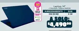Soriana Híper V105 Laptop, 14" oferta
