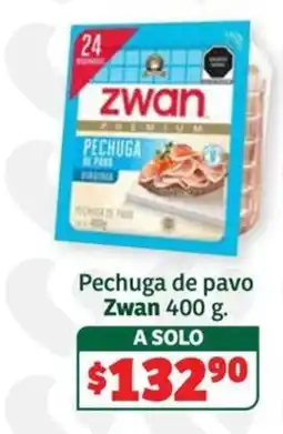 Soriana Súper Zwan pechuga de pavo oferta