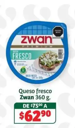 Soriana Súper Zwan queso fresco oferta