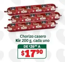 Soriana Súper Kir Chorizo casero oferta