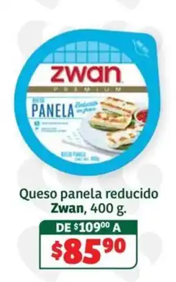 Soriana Súper Zwan queso panela reducido oferta