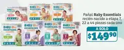 Soriana Súper Baby Essentials Pañal recién nacido a etapa 7 oferta