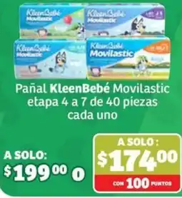 Soriana Súper KleenBebé Pañal Movilastic oferta