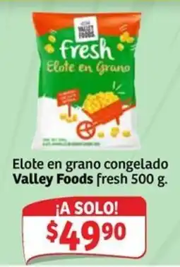 Soriana Mercado Valley Foods Elote en grano congelado oferta