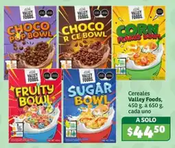 Soriana Súper Valley Foods Cereales oferta