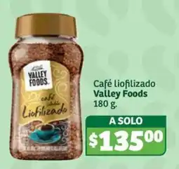 Soriana Súper Valley Foods Café Liofilizado oferta