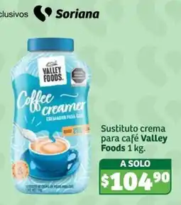 Soriana Súper Valley Foods Coffee Creamer oferta