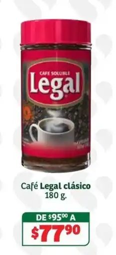 Soriana Súper Legal Café Soluble clásico oferta