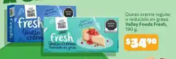 Soriana Híper Valley Foods Fresh Queso crema reducido en grasa oferta