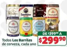 Soriana Súper Todos Los Barriles de cerveza oferta