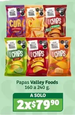 Soriana Súper Papas Valley Foods oferta