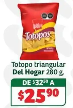 Soriana Súper Totopos Totopo triangular Del Hogar oferta