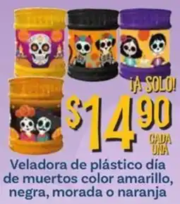 Soriana Mercado Veladora de plástico día de muertos oferta
