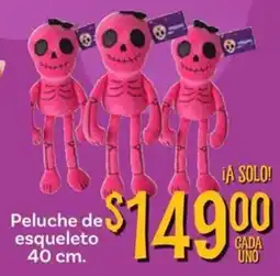 Soriana Mercado Peluche de esqueleto oferta