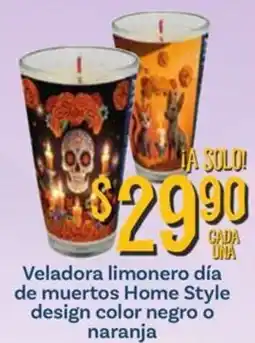 Soriana Mercado Veladora limonero día de muertos Home Style oferta