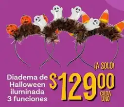 Soriana Mercado Diadema de Halloween iluminada oferta